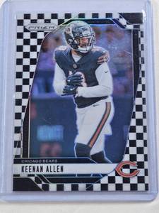 lot 338 image: Keenan Allen 2024 Panini Prizm Checkerboard SSP #49 - Chicago Bears Football Card