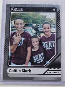 lot 407 image: Caitlin Clark Rookie 2024 Panini Caitlin Clark Collection #16 - Iowa Hawkeyes Basketball Card