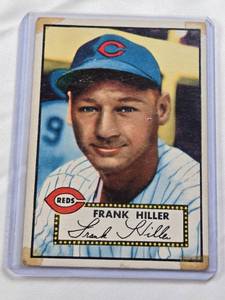 lot 448 image: Frank Hiller 1953 Topps #156 - Cincinnati Reds Vintage Baseball Card