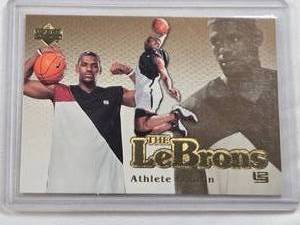 lot 457 image: LeBron James 2006 Upper Deck Gold The LeBrons LBJ-3 - Basketball Card