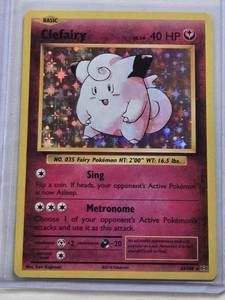 lot 459 image: Clefairy Pokemon Holo 63108