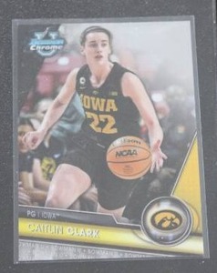 lot 30 image: 2024 Bowman Chrome U Caitlin Clark #34