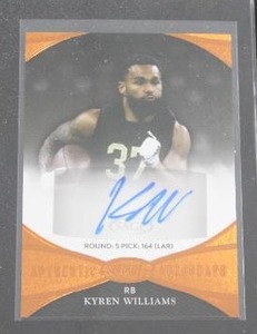 lot 38 image: 2022 Aspire Kyren Williams Autograph #ASP-KW Rookie Card