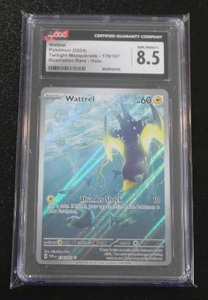 lot 58 image: 2024 Pokemon Twilight Masquerade Wattrel #178167 CGC 8.5