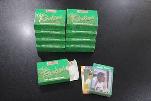 lot 76 image: 1990 Donruss The Rookies Box Set Lot  9 Box Sets