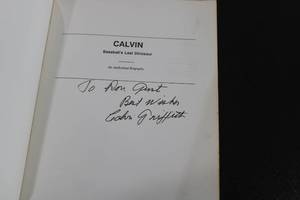 lot 86 image: Calvin Baseballs Last Dinosaur by John Kerr w Calvin Griffith Autograph