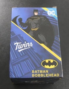 lot 106 image: 2023 Minnesota Twins Batman Bobblehead