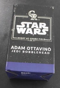 lot 109 image: 2017 Colorado Rockies Adam Ottavino Jedi Bobblehead