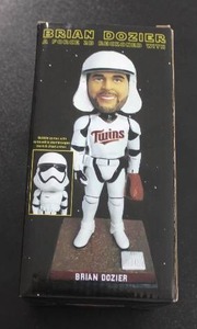 lot 114 image: 2017 Minnesota Twins Brian Dozier Star Wars Bobblehead