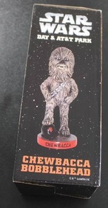 lot 115 image: San Francisco Giants Star Wars Chewbacca Bobblehead