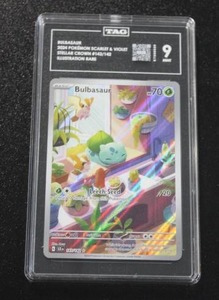 lot 136 image: 2024 Pokemon Stellar Crown Bulbasaur IR #143142 TAG 9
