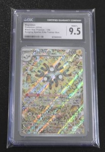 lot 145 image: 2024 Pokemon Black Star Promo Magneton #159 CGC 9.5