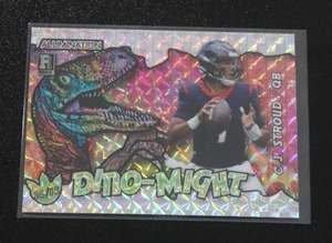 lot 157 image: 2023 Wild Card Alumination Dino-Might CJ Stroud #AD-CS1 Rookie Card 1415  Only 15 Exist