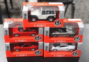 lot 166 image: NEX Model Die Cast Car Lot  5 Cars