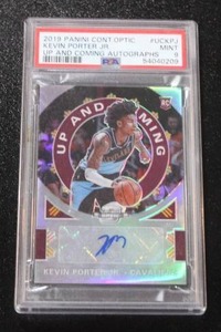 lot 178 image: 2019-20 Panini Contenders Optic Up and Coming Autograph Kevin Porter Jr. Rookie Card PSA 9