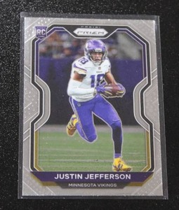 lot 179 image: 2020 Prizm Justin Jefferson #398 Rookie Card