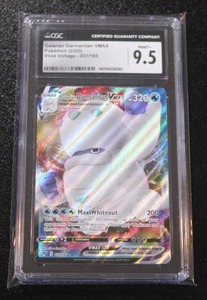 lot 183 image: 2020 Pokemon Vivid Voltage Darmanitan VMAX #037185 CGC 9.5