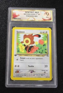 lot 192 image: 2001 Pokemon Neo Discovery 1st Edition Sentret #6375