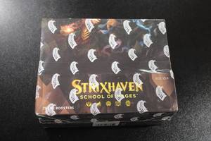 lot 218 image: Magic The Gathering Strixhaven School of Mages Factory Sealed Theme Booster Box
