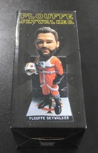 lot 99 image: 2016 Minnesota Twins Star Wars Plouffe Skywalker  Bobblehead