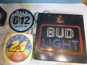lot 56 image: Bar Signs and Miscellaneous Items