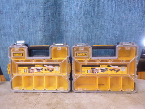 lot 72 image: 2 DeWalt Deep Pro Tool Organizers