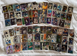 lot 32 image: Randy Johnson 145 Card Baseball Lot - Finest, Inserts, Metal and More