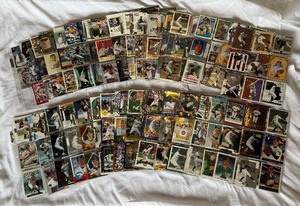 lot 41 image: Barry Zito 283 Card Baseball Lot - Rookies, Chrome, Cold, Die Cut, Finest, and More