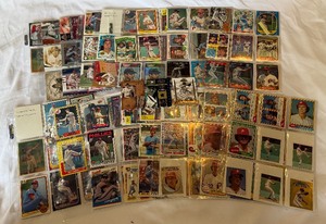 lot 45 image: Steve Carlton 127 Card Baseball Lot - 1972-Modern included Vintage, Numbered, Inserts and More