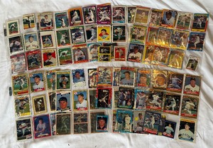 lot 46 image: Roger Clemens 107 Card Baseball Lot with 2nd Year and Early Years and Unique Cards