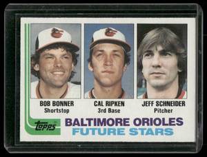 lot 36A image: Cal Ripken Jr. RC 1982 Topps #21  Baltimore Orioles Baseball Card