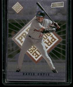 lot 44A image: David Ortiz RC 1998 Stadium Club #344  Minnesota Twins Baseball Card