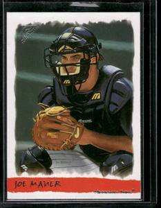 lot 75 image: Joe Mauer RC 2002 Topps Gallery #186  Minnesota Twins Baseball Card