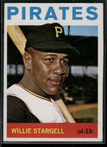 lot 119 image: Willie Stargell  1964 Topps #342  Pittsburgh Pirates Baseball Card