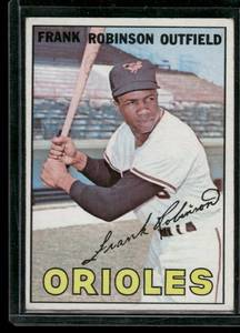 lot 126 image: Frank Robinson  1967 Topps #100  Baltimore Orioles Baseball Card