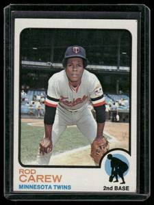 lot 172 image: Rod Carew  1973 Topps #330  Minnesota Twins Baseball Card