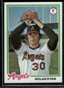 lot 184 image: Nolan Ryan  1978 Topps #400  California Angels Baseball Card