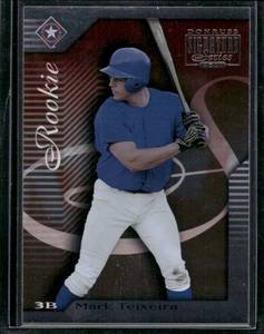 lot 196 image: Mark Teixeira 800 RC 2001 Donruss Signature #172 250800 Texas Rangers Baseball Card