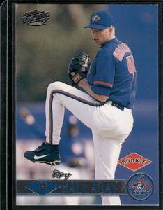 lot 199 image: Roy Halladay RC 1999 Pacific #445  Toronto Blue Jays Baseball Card