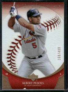 lot 234 image: Albert Pujols 499  2006 Upper Deck Ovation #19 160499 St. Louis Cardinals Baseball Card