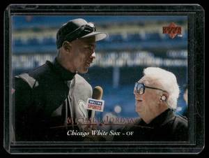 lot 236 image: Michael Jordan  1995 Upper Deck #200  Chicago White Sox Baseball Card