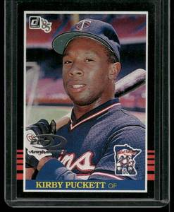 lot 248 image: Kirby Puckett 1985  2001 Donruss Rookie Reprints #RR8 08151985 Minnesota Twins Baseball Card