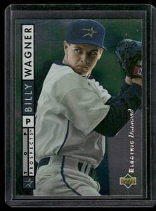 lot 263 image: Billy Wagner RC 1994 Upper Deck Electric Diamond #524  Houston Astros Baseball Card
