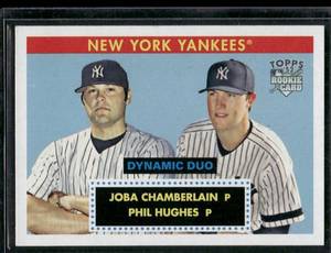 lot 268 image: Joba Chamberlain RC 2008 Topps Yankee Greats All-Star Game #6  New York Yankees Baseball Card
