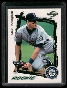 lot 286 image: Alex Rodriguez RC 1995 Score #312  Seattle Mariners Baseball Card