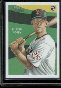 lot 297 image: Buster Posey RC 2010 Topps National Chicle #275  San Francisco Giants Baseball Card