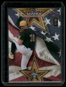 lot 17 image: Paul Skenes RC 50  2024 Wild Card Auto Manie All-Star FanFest #AMAS-PS 1750 Pittsburgh Pirates Baseball Card