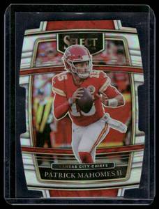 lot 155 image: Patrick Mahomes II  2021 Select Concourse Prizm Die Cut #2  Kansas City Chiefs Football Card