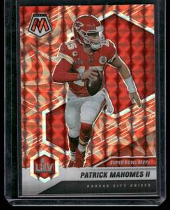 lot 162 image: Patrick Mahomes II  2021 Panini Mosaic Colormatch Prizm #288  Kansas City Chiefs Football Card