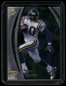 lot 166 image: Cris Carter  1998 Collectors Edge Masters 50-point #92 25053000 Minnesota Vikings Football Card